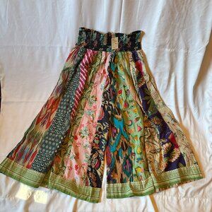 NWT Wide Leg Traveler Patchwork Lounge Pants